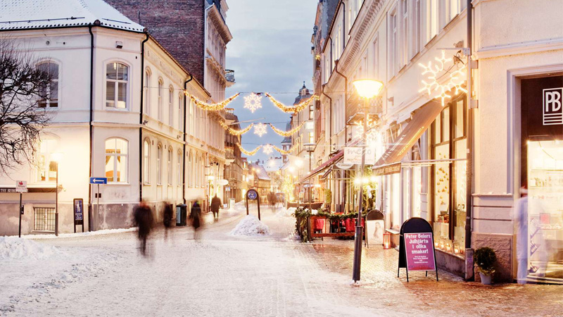 G�gata under jultid i Helsingborg